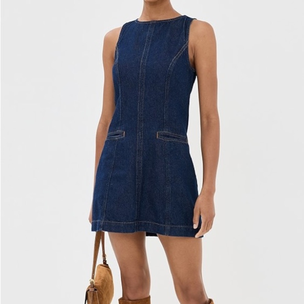 Reformation Citron Denim Mini Dress- Size 12